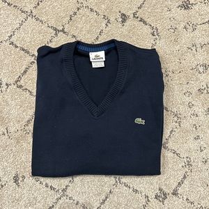 Lacoste navy blue sweater